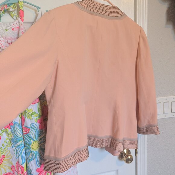 Randolph Duke | SILK BEADED SEQUIN LUXURY BLAZER | NEVER WORN ! | 14 | 90s VTG - Picture 10 of 12